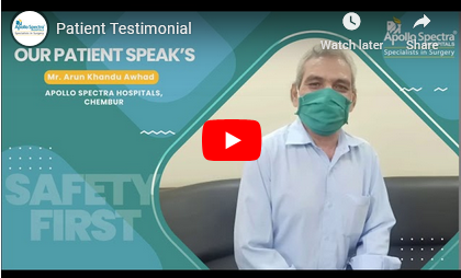 Mr. Arun Khandu, Apollo Spectra Hospitals, Chembur
